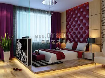 Female Bedroom Interior 3d model Female Bedroom Interior 3d model
