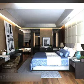 Bedroom Design Interior V1 3d model