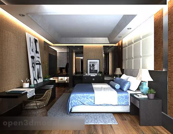 Bedroom Design Interior V1 3d model Bedroom Design Interior V1 3d model