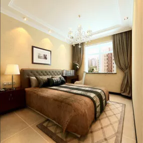 Bedroom Interior V2 3d model