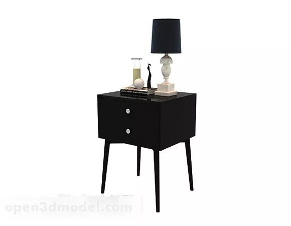 Bedside Table 3d model Bedside Table 3d model