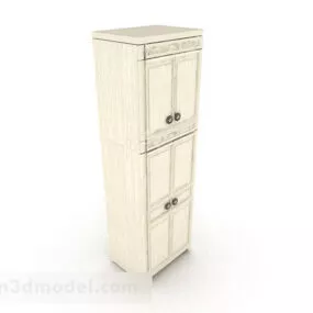 Beige Wardrobe 3d model
