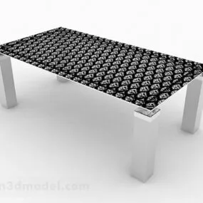 Black And White Home Coffee Table 3d model