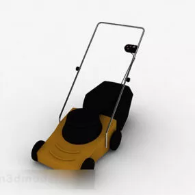 Black Yellow Household Weeder 3d model