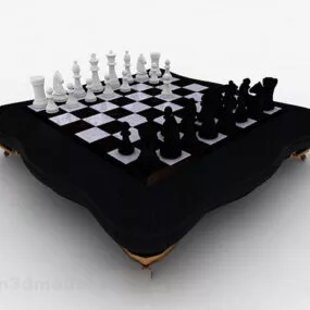 Black Chess 3d model