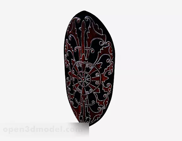 Black Classical Ethnic Ornaments 3d model Black Classical Ethnic Ornaments 3d model
