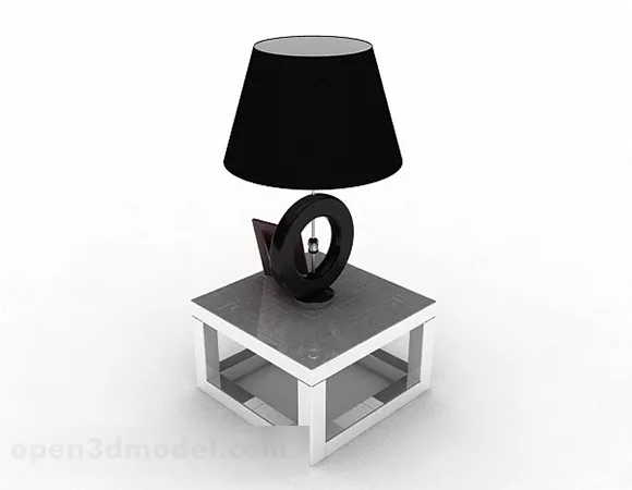 Black Classic Desk Lamp Design 3d model Black Classic Desk Lamp Design 3d model