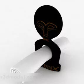 Black Face Mask Furnishings 3d model