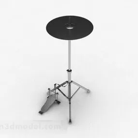 Black High Bar Chair 3d model