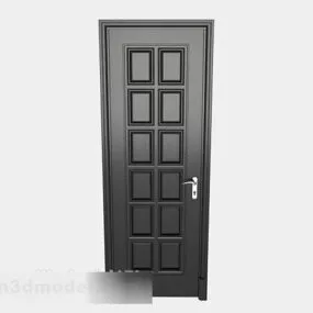 Black Home Door 3d model