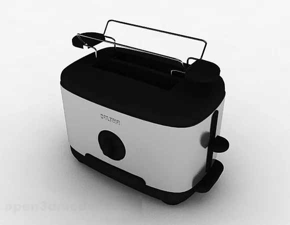 Black Kitchen Appliances 3d model Black Kitchen Appliances 3d model