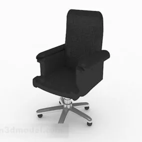 Black Design Chair Furniture 3d model