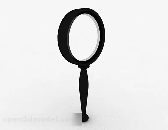 Black Magnifier 3d model Black Magnifier 3d model