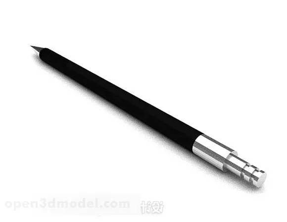 School Pencil Stack 3d model