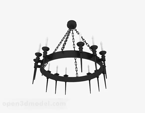Table Candlestick 3d model