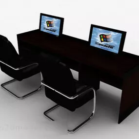 Office Desk And Chair 3d model