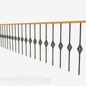 Black Personality Railing 3d model