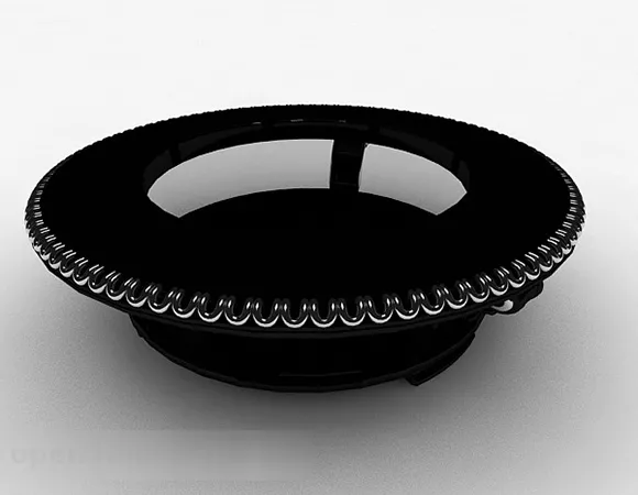 Black Round Coffee Table Design 3d model Black Round Coffee Table Design 3d model