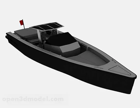 Pond Boat 3d model