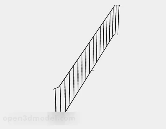 Staircase Marble 3d model