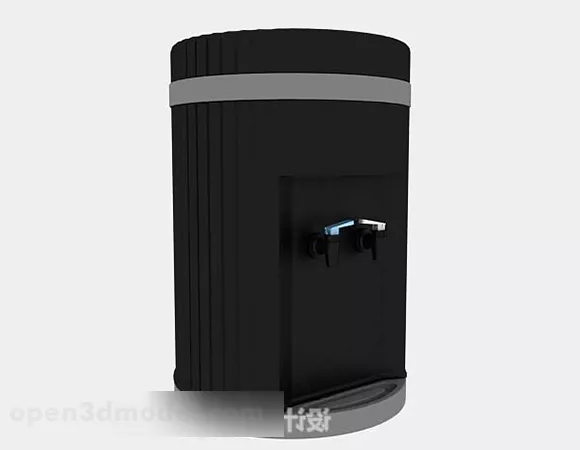 Water Dispenser On Cylinder Box 3d model