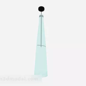 Blue Fashion Chandelier 3d model