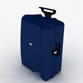 Blue Fashion Suitcase 3d model