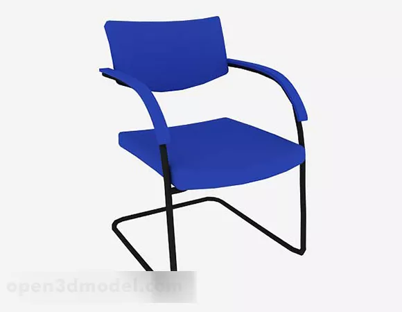 Blue Lounge Chair 3d model Blue Lounge Chair 3d model