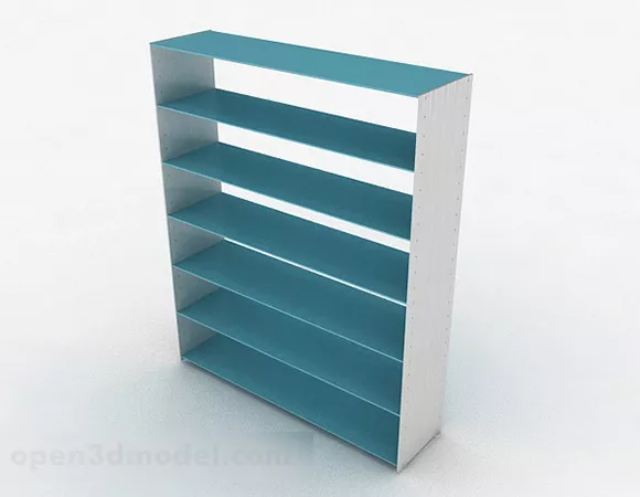 Heel Shoes Showcase Shelf 3d model