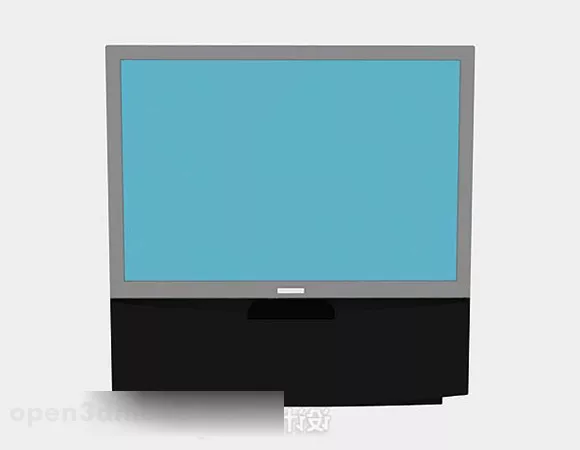 Blue Tv 3d model Blue Tv 3d model
