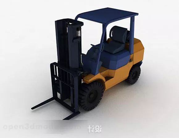 Blue Van 3d model Blue Van 3d model