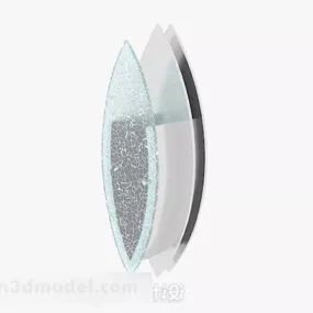 Blue Wall Lamp Decoration 3d model