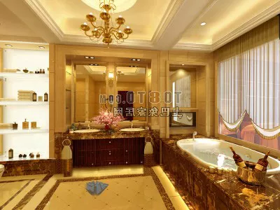 Boutique Classic Bathroom Interior 3d model Boutique Classic Bathroom Interior 3d model