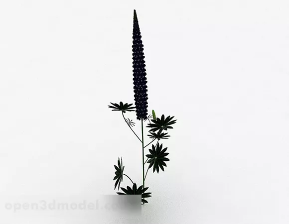 Boutique Blue Flowers 3d model Boutique Blue Flowers 3d model