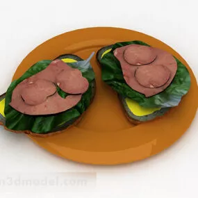 Breakfast Bread Furniture 3d model