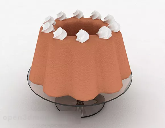 Single Pancake 3d model