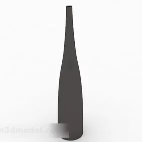 Brown Ceramic Vase Decoration 3d model