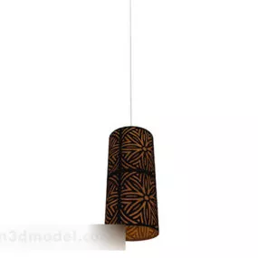 Ceiling Brown Chandelier 3d model
