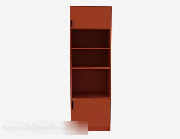 Brown Display Cabinet V1 3d model Brown Display Cabinet V1 3d model