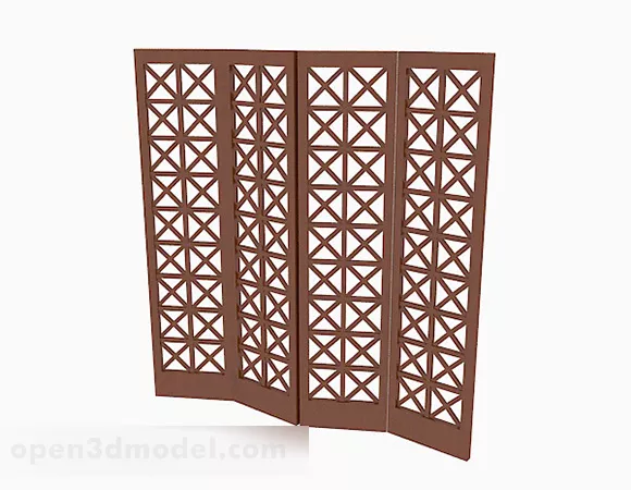 Chinese Partition Modern Style 3d model