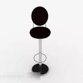 Brown High Chair 3d model