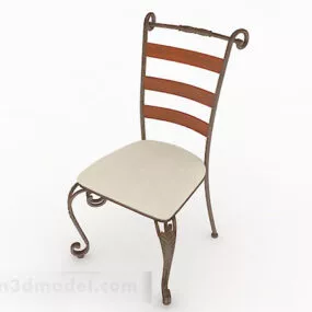 Brown Home Leisure Chair Design 3d model