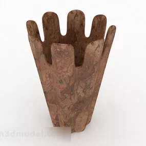 Household flower pot decoration 3d model