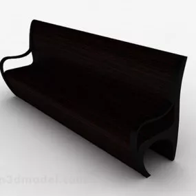 Brown Leisure Chair 3d model