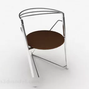 Brown Leisure Home Chair 3d model