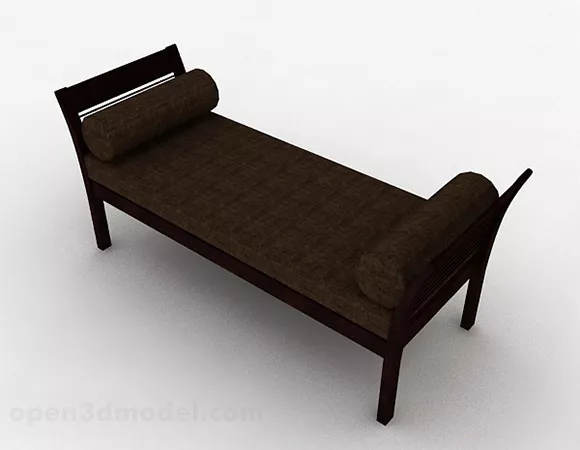 Brown Sofa Lounge Chair Design 3d model Brown Sofa Lounge Chair Design 3d model