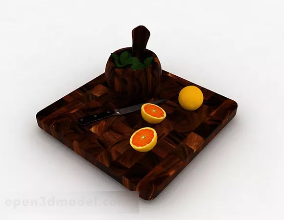 Board With Stand Furniture 3d model