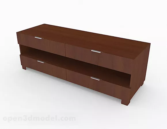 Flat Television Wall Mounted 3d model