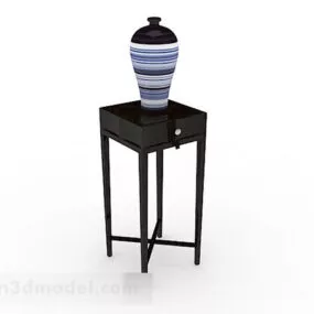 Wooden Decoration Table Decor 3d model