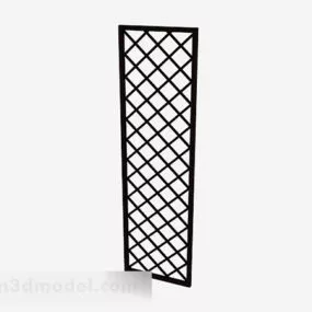 Wood Partition Furniture 3d model